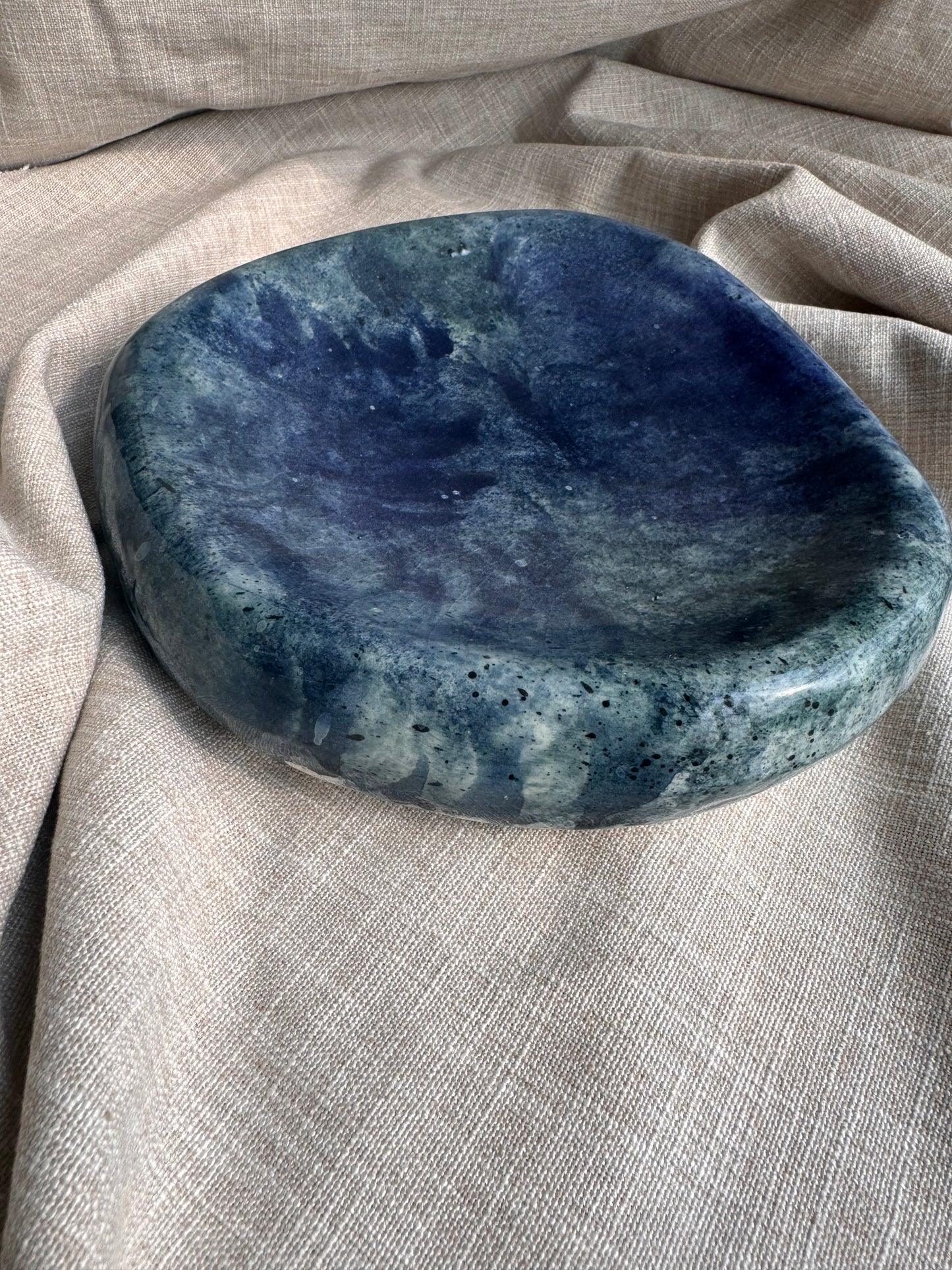 Painted Pebble Plate