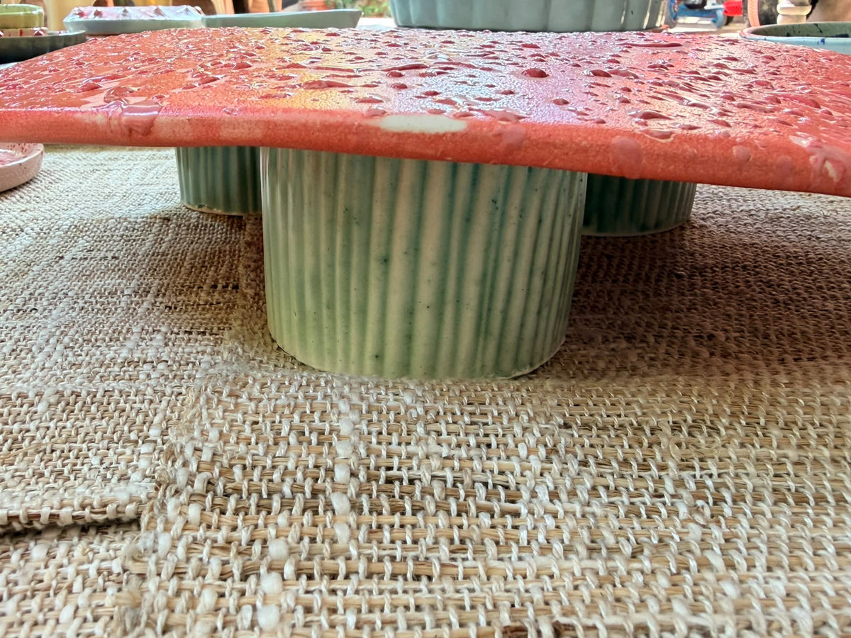 Pink Splash Cake stand