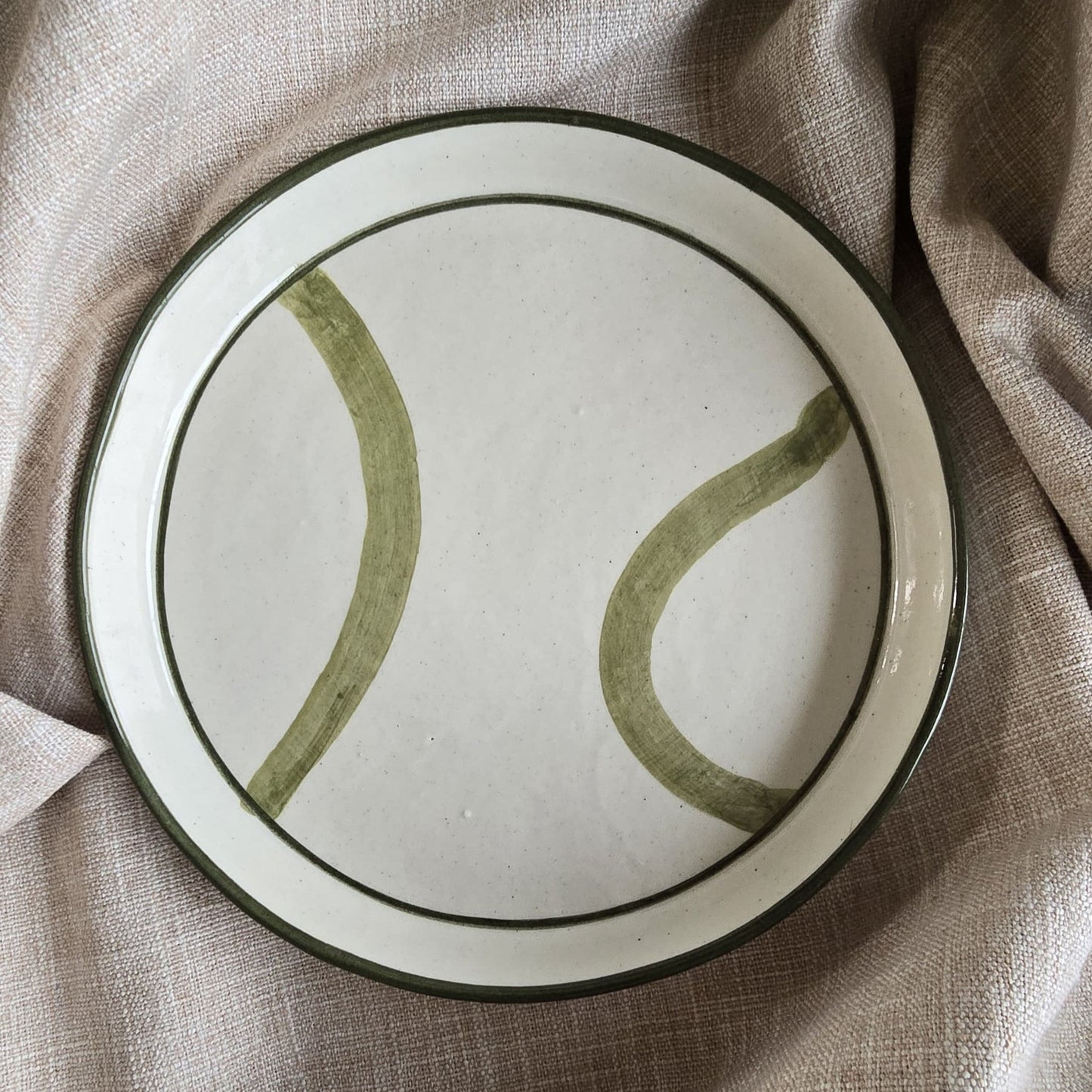Painted Strokes Quarter Plates