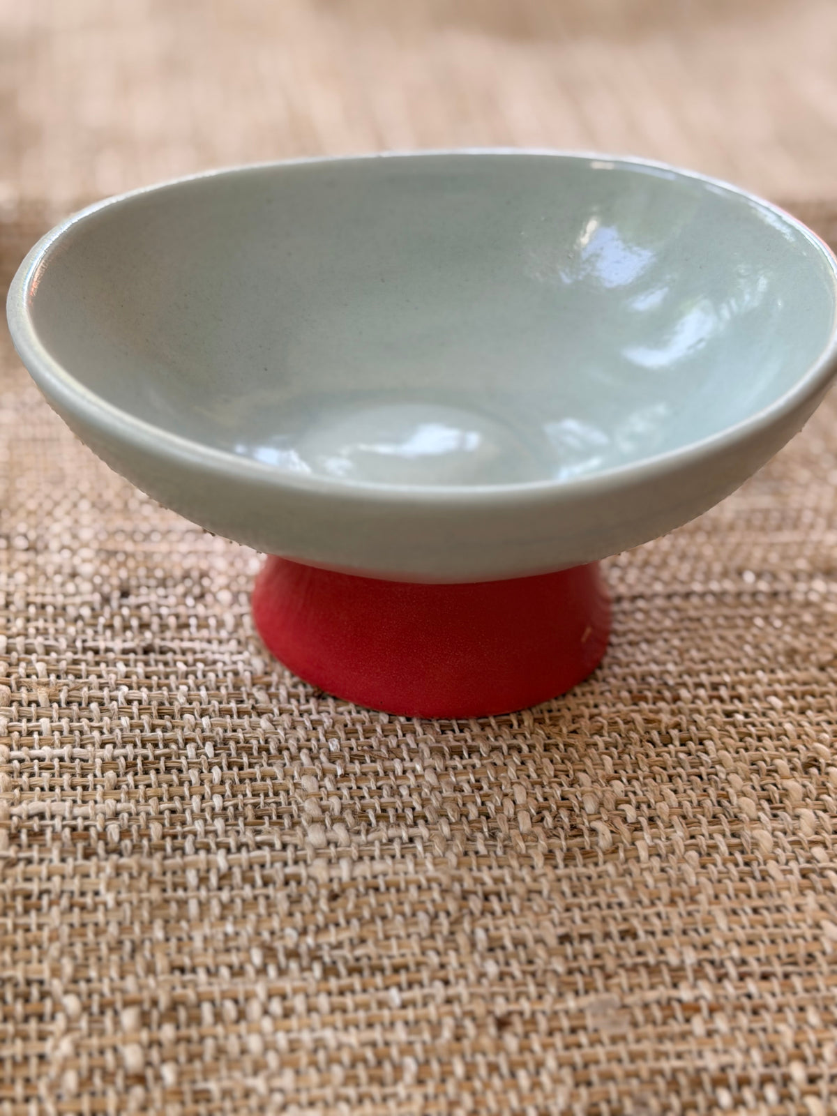 Aqua Cornsilk bowl