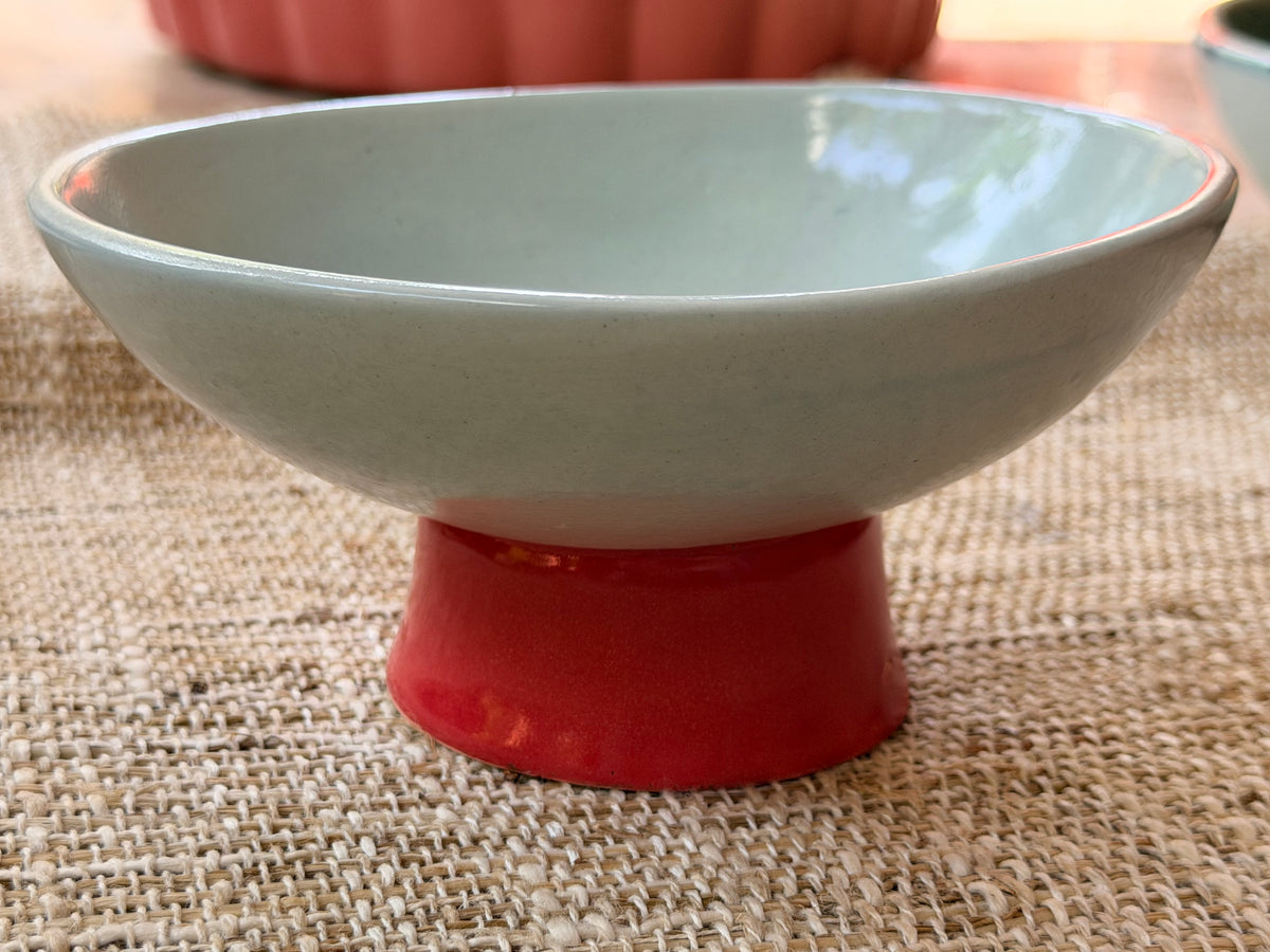 Aqua Cornsilk bowl