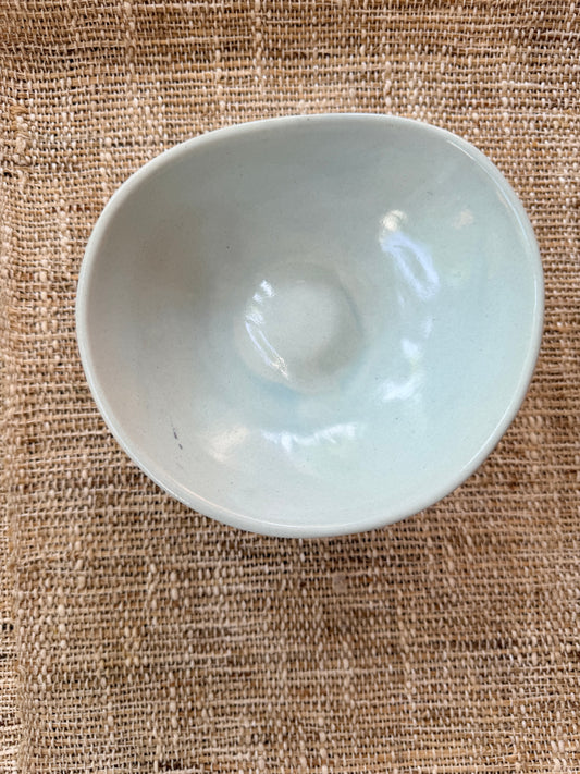 Aqua Cornsilk bowl